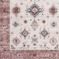 Central Oriental Rugease Velveteen Raquel 7"6" x 9"6" Red and Beige Area Rug, , large