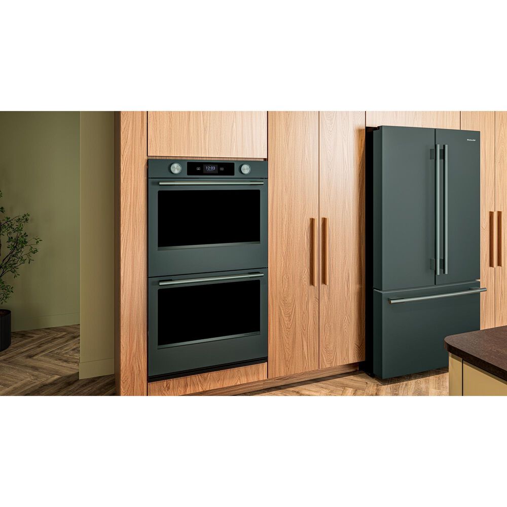 KitchenAid 2-Piece Kitchen Package with Juniper 30" Smart Double Wall Oven and Stainless Steel 36" Gas Cooktop, , large