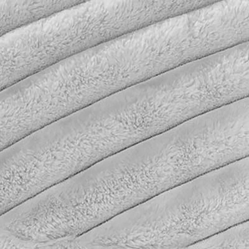 Jaxx Saxx Mondo Fur Bean Bag Rocking Chair in Grey, , large