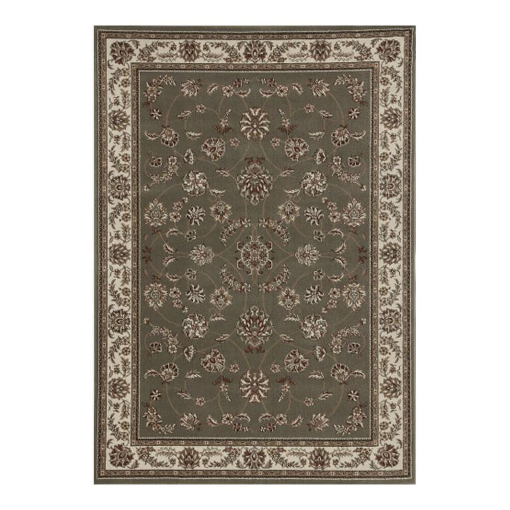 Radici USA Bergamo 1596 7'9" x 11' Green Area Rug, , large