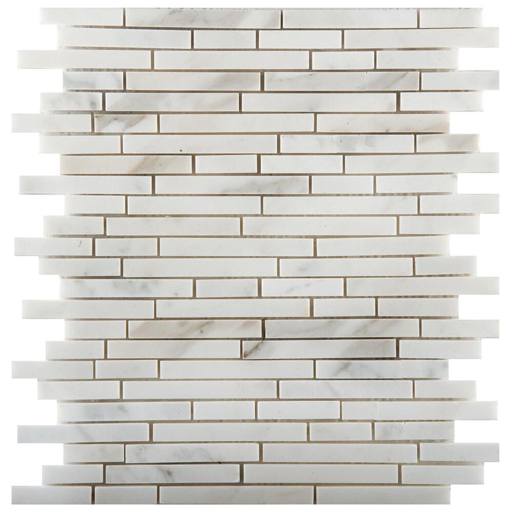 Emser Calacata Oro 12" x 13" Natural Stone Mosaics Sheet, , large