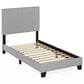 HOMLUX Lucy Twin Platform Bed Frame in Glacier, , large