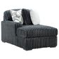Ashley Midnight-Madness 2-Piece Left Facing Sectional with Chaise in Gunmetal, , large