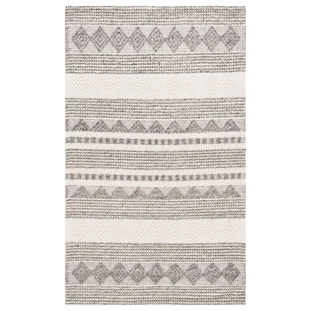 Safavieh Natura Transitional 11" x 15" Grey and Ivory Area Rug, , large