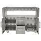 Coyote Outdoor 50" Hybrid or Combo Grill Cart in Stainless Steel, , large