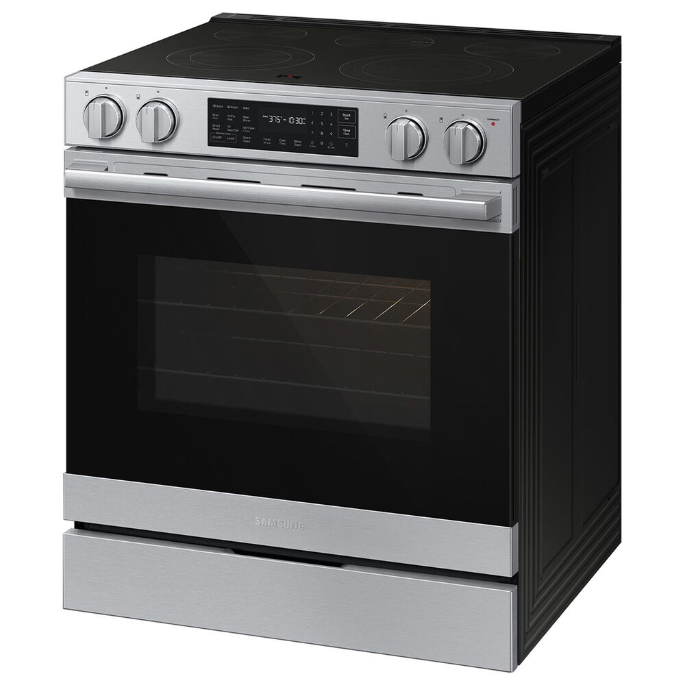 Samsung Bespoke 6.3 Cu. Ft. Smart Slide-In Electric Range with True Convection in Stainless Steel, , large