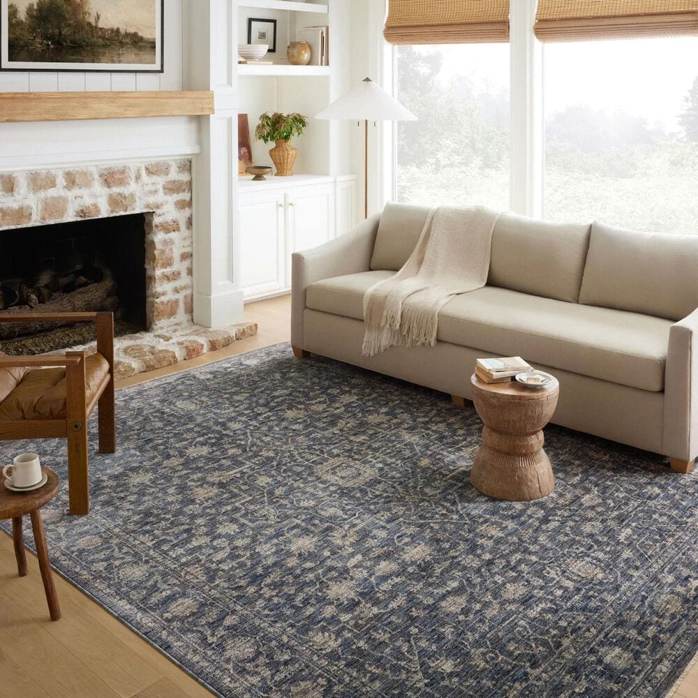 Loloi II Sorrento 5&#39;3&quot; x 7&#39;6&quot; Midnight and Natural Area Rug, , large