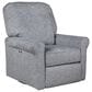 Best Home Furnishings Illusion Power Swivel Recliner in Denim, , large