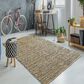 L&R Resources Natural Fiber 7"9" x 9"9" Gray Area Rug, , large