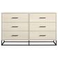 DHP Kelly 6 Drawer Dresser in Bay Oak, , large