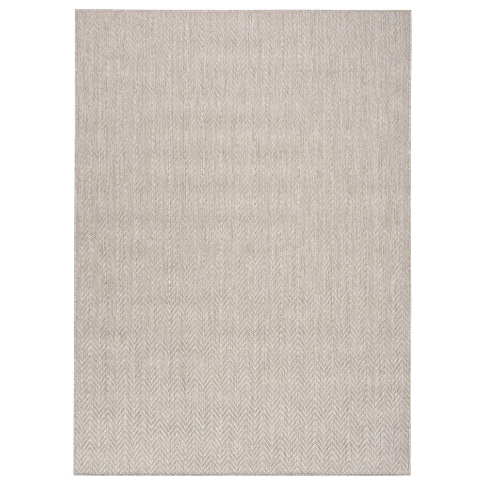 Nourison Horizon HOZ02 Grey 5" x 7" Indoor/Outdoor Area Rug, , large