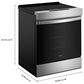 Whirlpool 30" Induction Slide-In Range with No Preheat Air Fry in Stainless Steel, , large