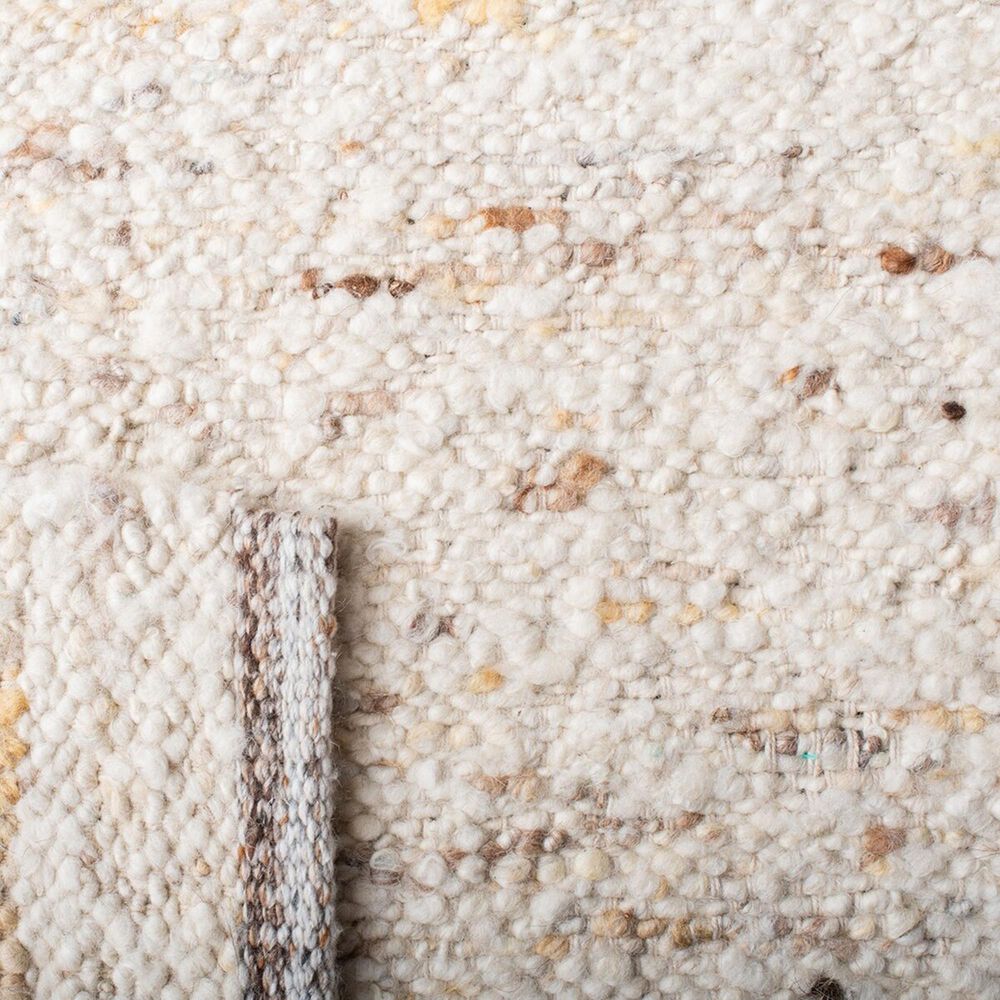 Safavieh Natura NAT330A 2&#39;3&quot; x 8&#39; Ivory and Light Grey Runner, , large