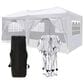HOMLUX 10" x 20" Outdoor Pop Up Canopy Gazebo for Party in White, , large