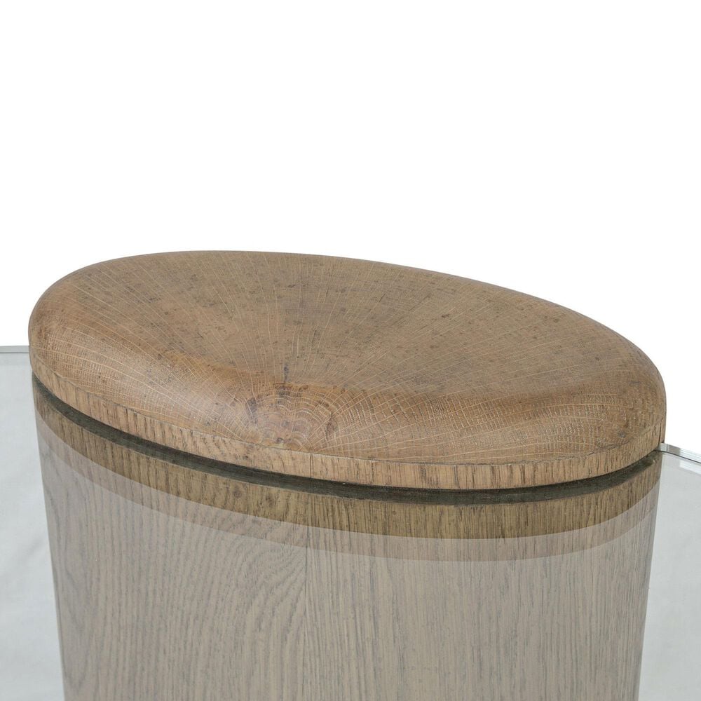 Four Hands Juno Coffee Table in Drifted Oak and Clear, , large