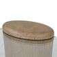 Four Hands Juno Coffee Table in Drifted Oak and Clear, , large