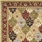 Safavieh Lyndhurst 2"3" x 12" Multicolor and Red Runner, , large
