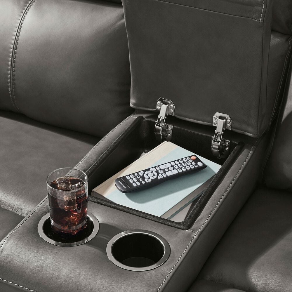 Ashley Bleckley Power Reclining Loveseat in Anchor, , large