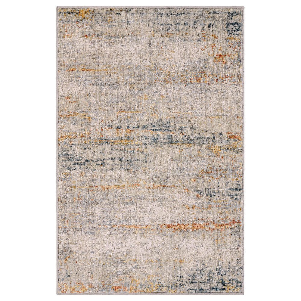 Surya Laila 2" x 3" Teal, Sage, Orange, Saffron, Gray and Cream Area Rug, , large