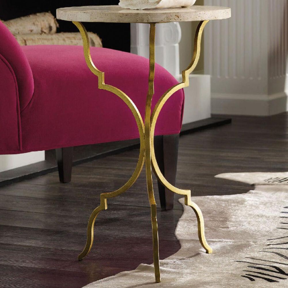Hooker Furniture Round Martini Table in Gold, , large