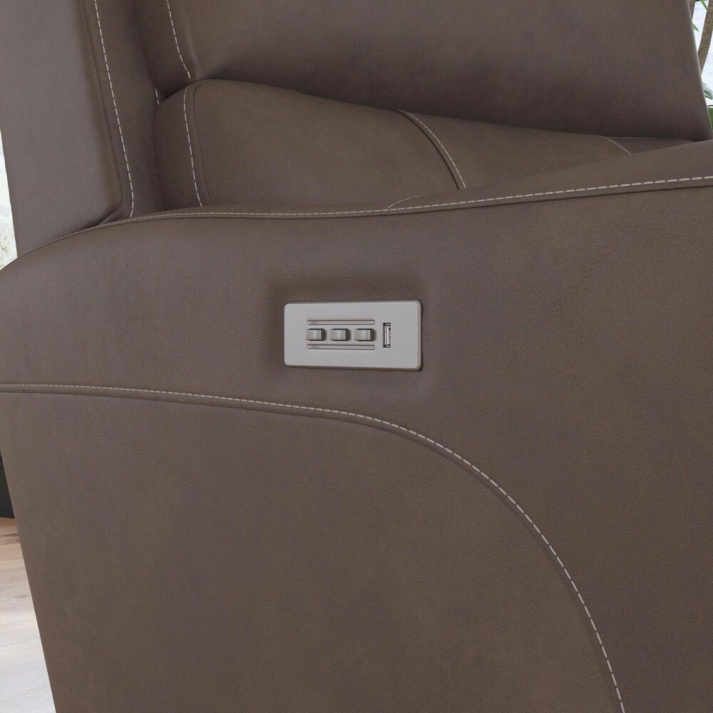 Flexsteel Carter Power Reclining Sofa and Recliner in Cappuccino, , large