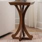 Linden Boulevard Dylan Sculptural Pedestal End Table in Hazelnut, , large