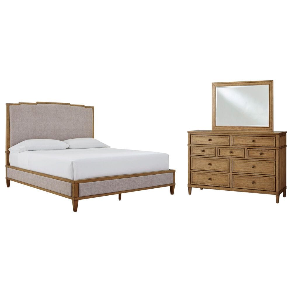 Ashley Sharlance 3-Piece California King Panel Bedroom Set in Light Brown, , large