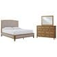 Ashley Sharlance 3-Piece California King Panel Bedroom Set in Light Brown, , large
