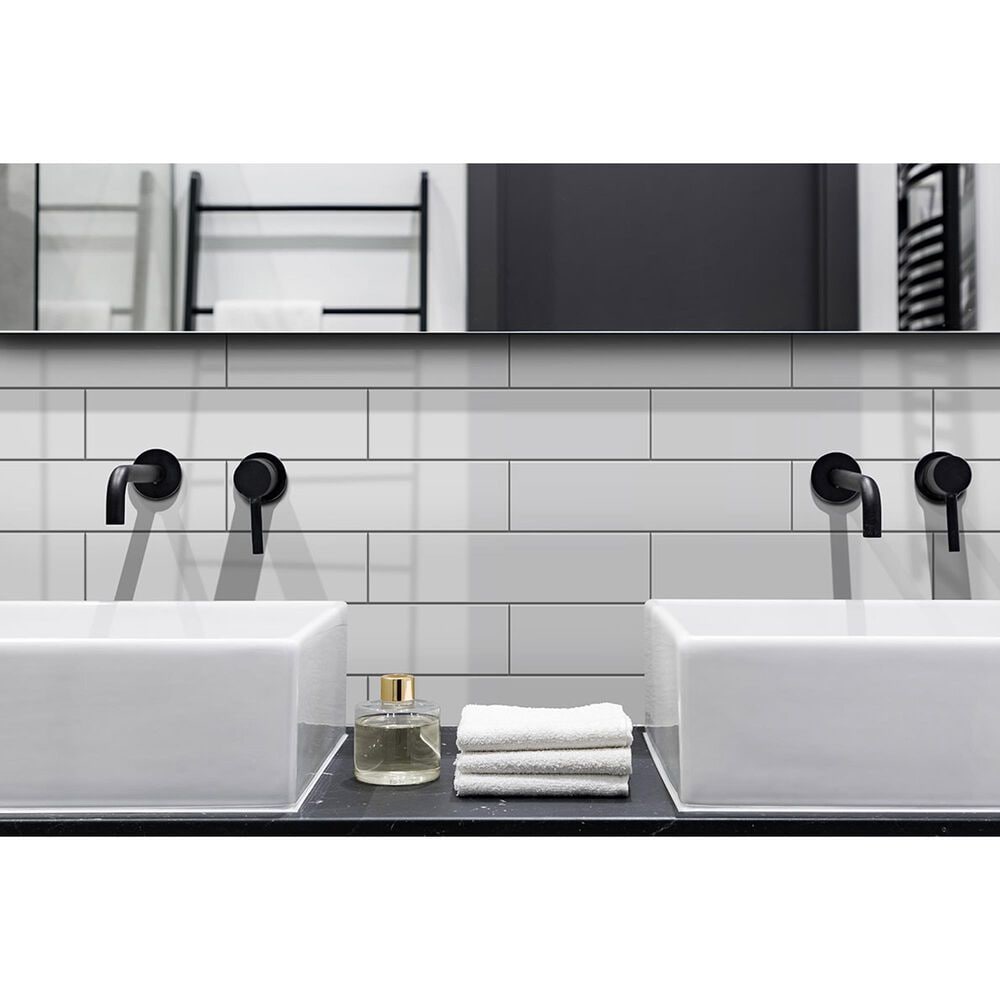 MS International Metro White 2&quot; x 8&quot; Ceramic Tile, , large