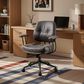 HOMLUX Executive Office Chair with Suede Fabric Cushion in Gray, , large