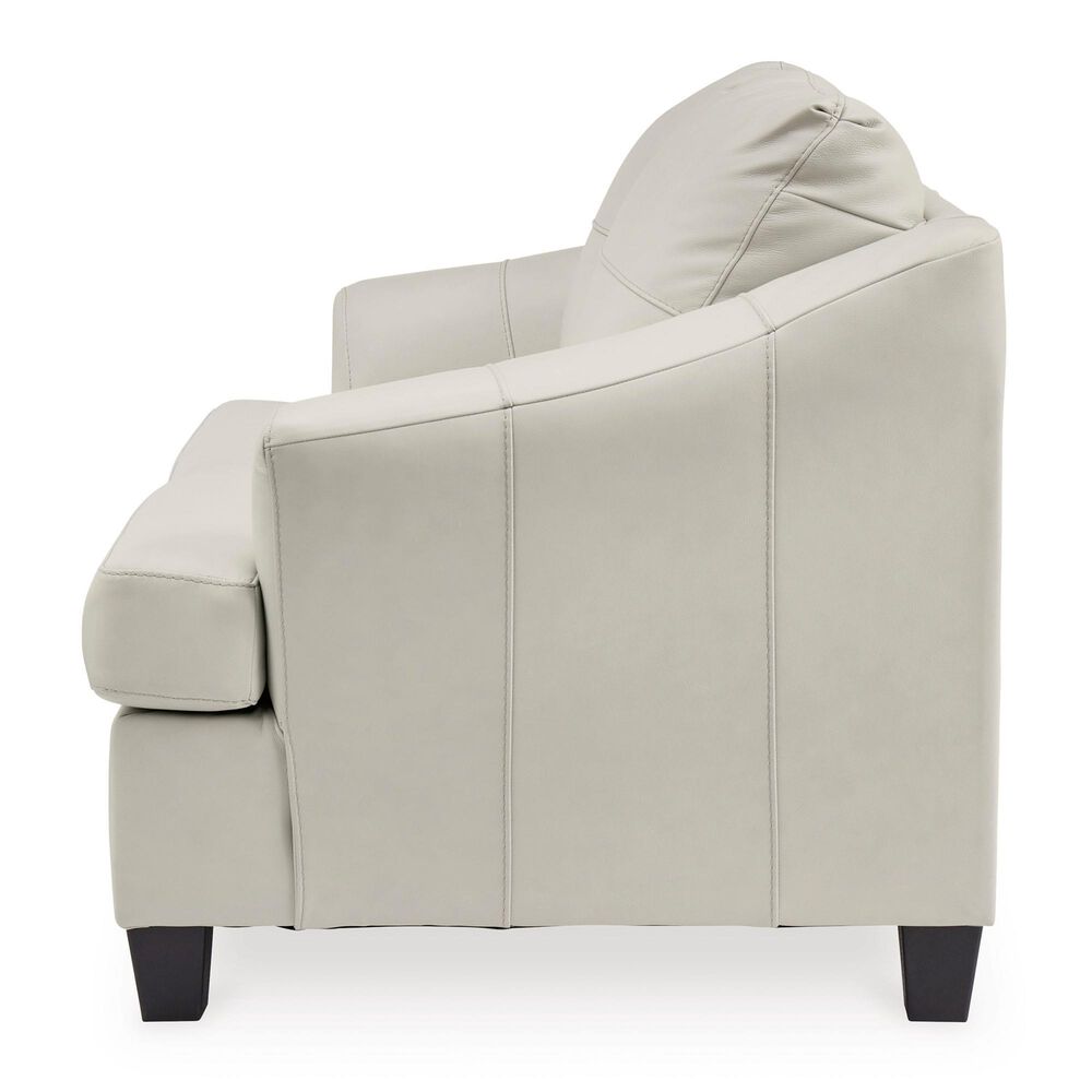 Ashley Genoa Leather Sofa and Loveseat in Coconut, , large