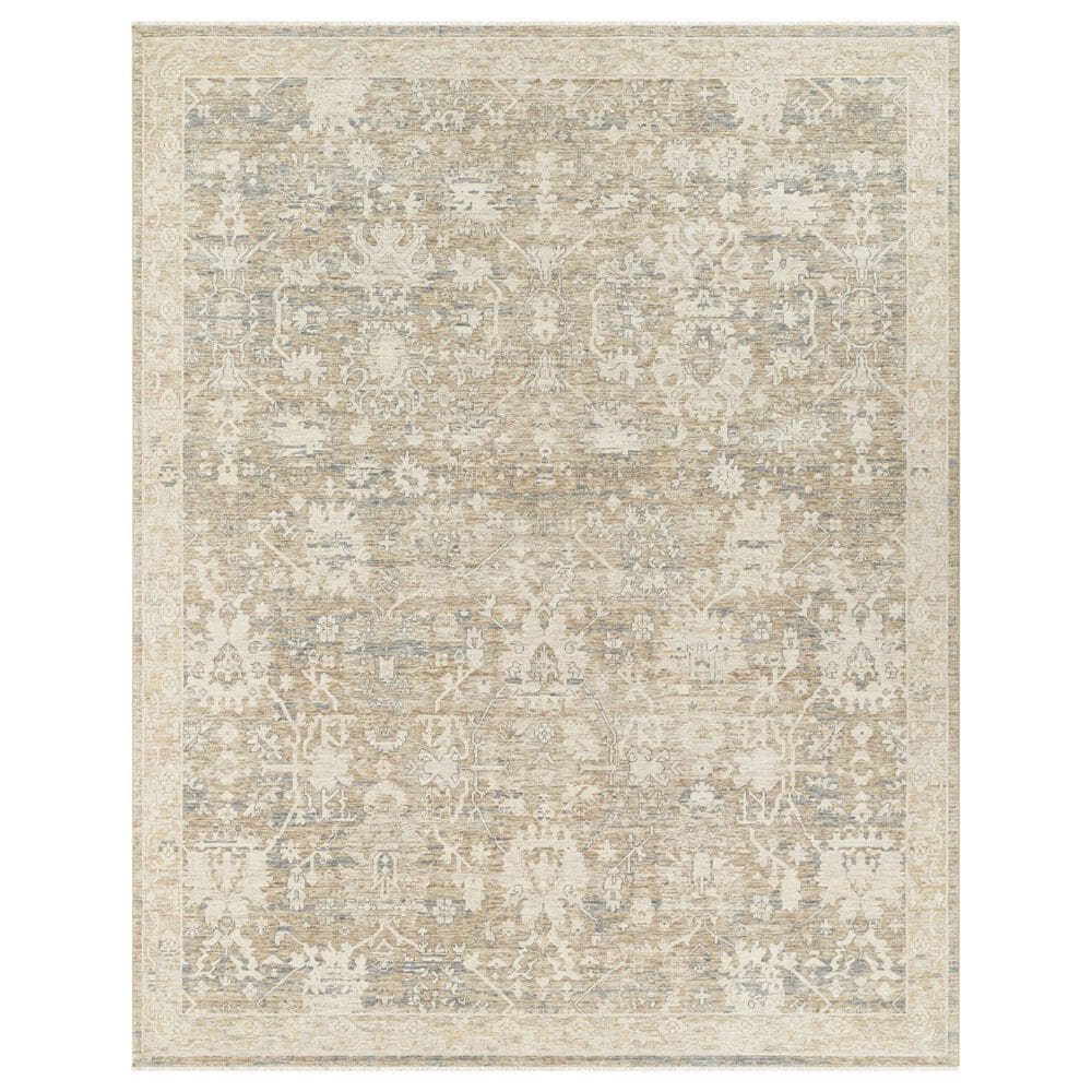 Surya Once Upon a Time Light Brown, Light Gray, Tan, Ivory and Gray 8"10" x 11"10" Area Rug, , large