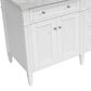 James Martin Vanities Brittany 72" Double Bathroom Vanity in Bright White with 3 cm Eternal Jasmine Pearl Silestone Top, Rectangular Sinks and FreePower Wireless Charger, , large
