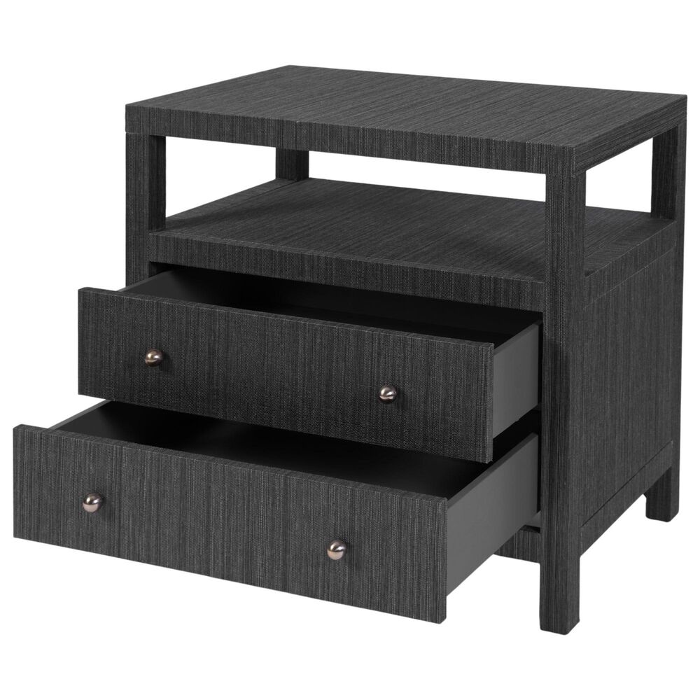 Butler Specialty Company Nora 2-Drawer Nightstand in Charcoal Gray, , large