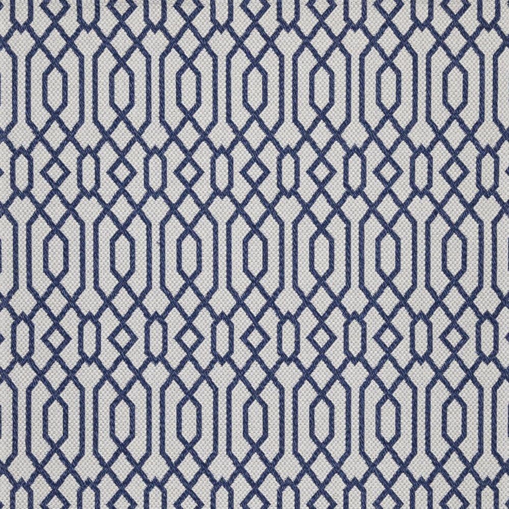 Safavieh Martha Stewart Cotton MSR421M 6&#39;7&quot; x 9&#39; Blue and Grey Area Rug, , large
