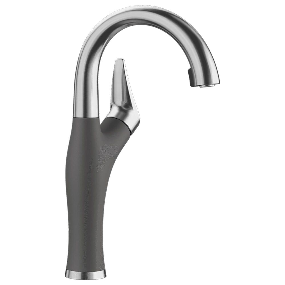 Blanco Artona 1.5 GPM Bar Faucet in Stainless Steel and Cinder, , large