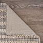 L&R Resources Bleached Naturals 81435 7"9" x 9"9" Bleach and Gray Area Rug, , large