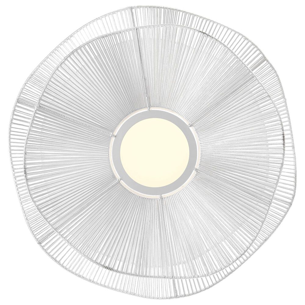 Golden Lighting Whisper 24" 1-Light LED Pendant in Matte White, , large