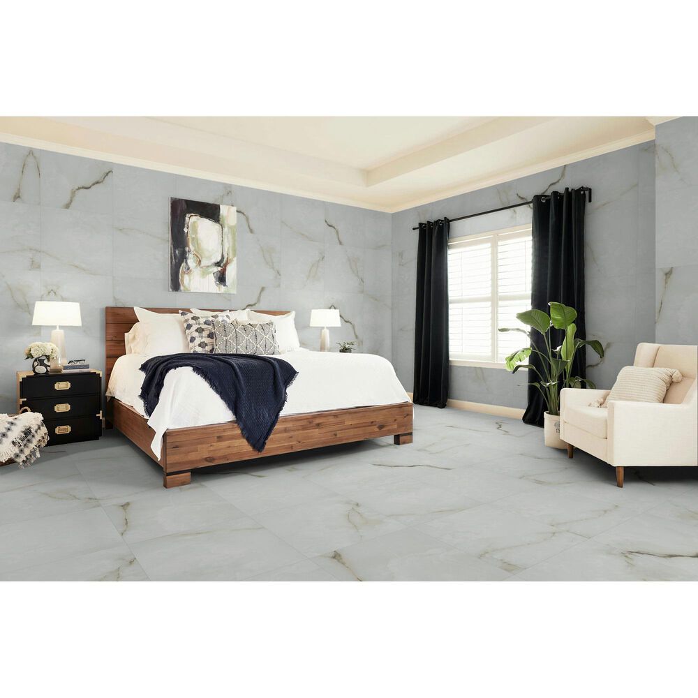 Shaw Astoria Oyster 23.5" x 23.5" Polished Porcelain Tile, , large