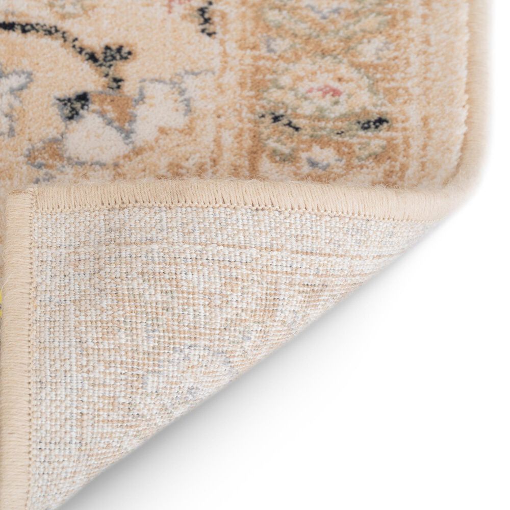 Capel Avery Keshan 3401RS03110506350 3&#39; 11&quot; x 5&#39; 6&quot; Onyx Cream Area Rug, , large