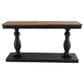 Maple and Jade Console Table in Distressed Black and Brown, , large