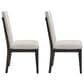 Emerald Home Furnishings Sutton Place Side Chair in Cocoa (Set of 2), , large