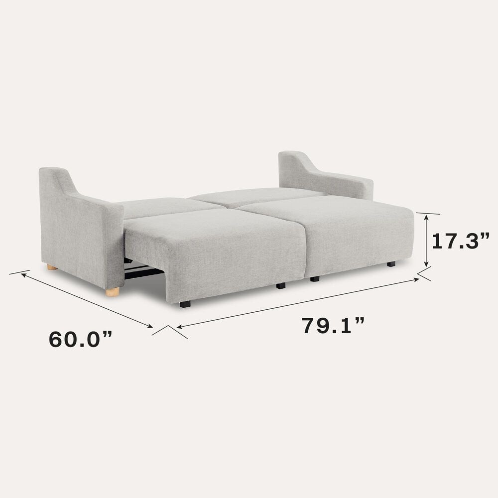 Lifestyle Solutions Glenmont Convertible Sofa in Cream, , large