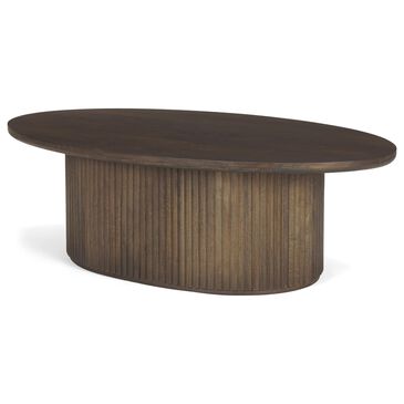 Mercana Terra Oval Coffee Table in Dark Brown, , large