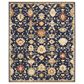 Nourison Antique Bloom Navy 10" x 13" Area Rug, , large
