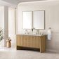 James Martin Vanities Hudson 60" Double Bathroom Vanity in Light Natural Oak with 3 cm Eternal Jasmine Pearl Silestone Top, Rectangular Sinks and FreePower Wireless Charger, , large