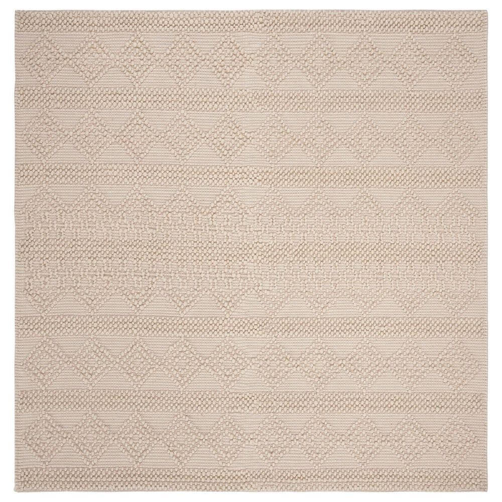Safavieh Natura Transitional 102C 10" Square Ivory Area Rug, , large