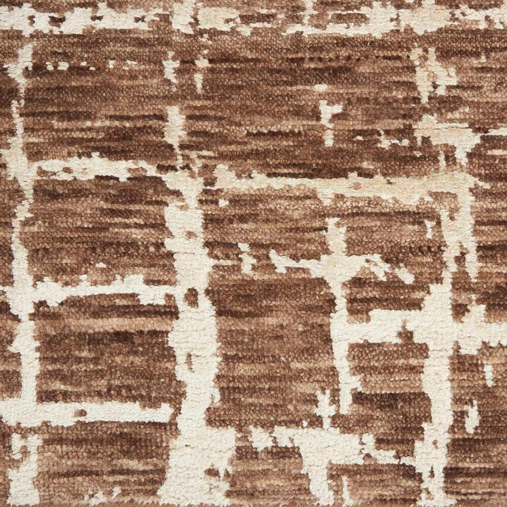 Nourison Luna 7&#39;9&quot; x 9&#39;9&quot; Mocha and Ivory Area Rug, , large