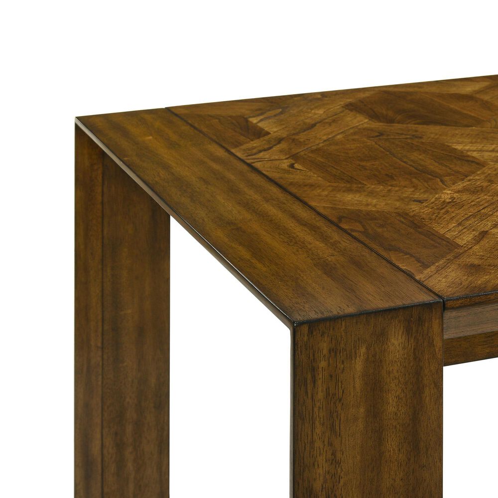 Crown Mark Hollister 6-Piece Rectangular Dining Set in Brown, , large
