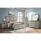 Mayberry Hill Farmington 3-Piece King Panel Bedroom Set in Medium Brown and Washed Stone, , large